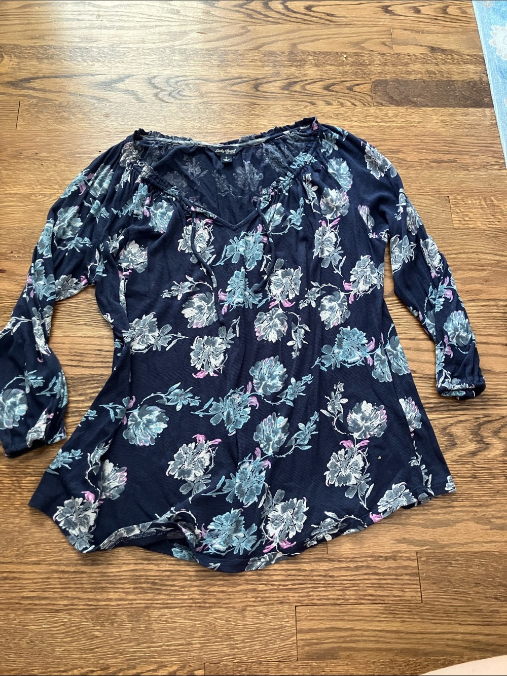 Lucky Brand Floral Top Size S